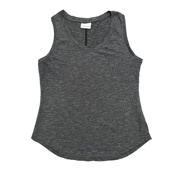 Columbia Dark Gray Tank Top Sleeveless Slit Racer Back Women's Size XSmall - Picture 1 of 7